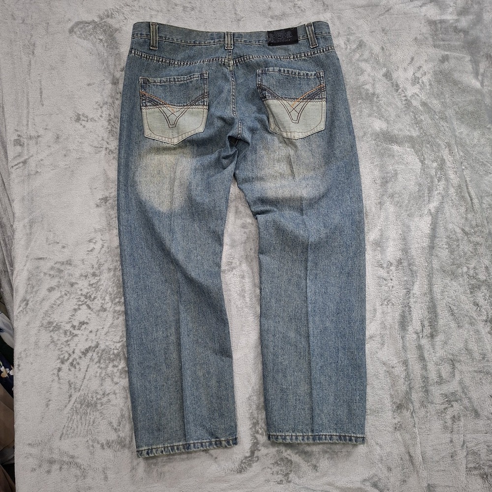 NBN Gear Jeans Men's 42x32 Vtg Y2K Hip Hop Grunge Skate Street Baggy Str8